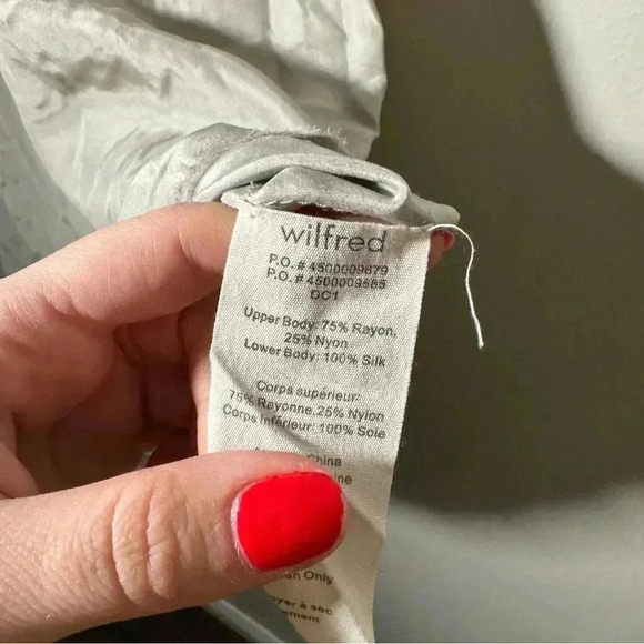 Wilfred cream 100% silk and lace cami S - Picture 7 of 7